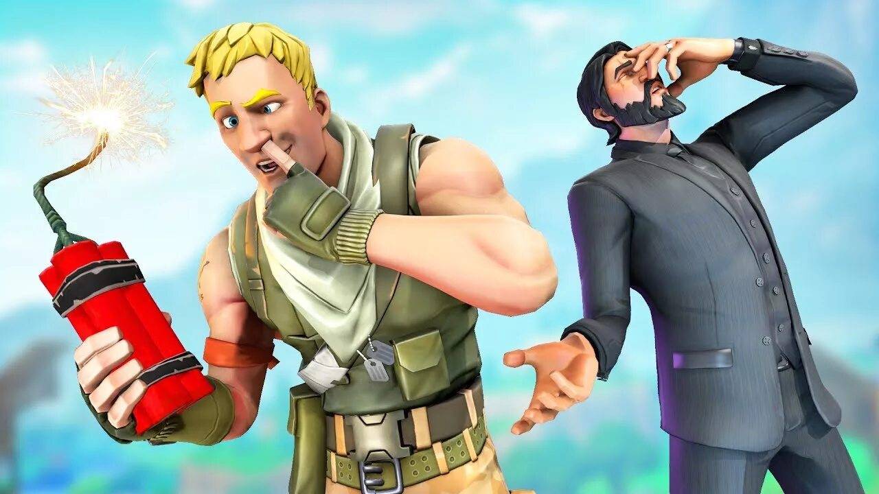 #6 Нуб играет в Fortnite - мы с ботом становимся лучше, заняли 6 место!