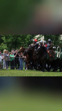 В Вологде ожила история: тяжелая кавалерия XVII века показала свою удаль