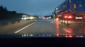 дорога Нижний Новгород - Москва (timelapse)