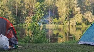 ✅✅✅Агресивную Утку Мы Встретили во Время Двухдневного Сплава по Реке Гауя!  #влог  #латвия