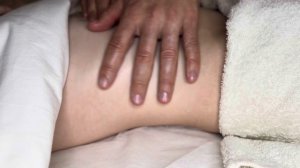 ASMR belly massage