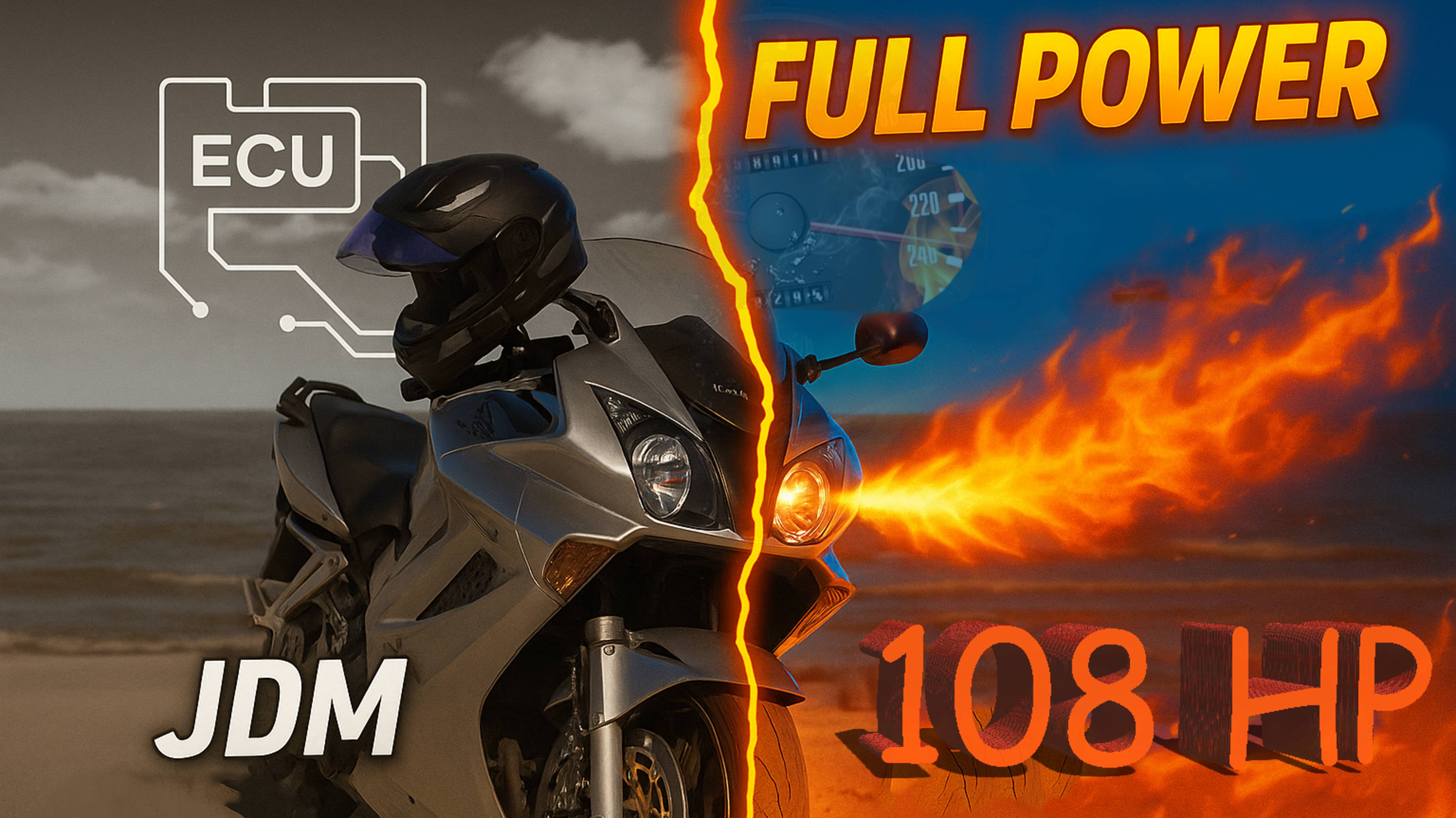 РАЗДУШКА ЯПОНСКОЙ ВЕРСИИ VFR 800| ЧАСТЬ 1| ПРОШИВКА И ДОРАБОТКА AIRBOX| 200+ ПО ГОРОДУ