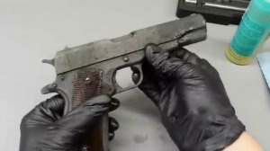 Реставрация пистолета времён второй мировой ч1