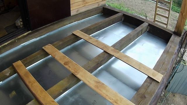 Терасса с отводом воды