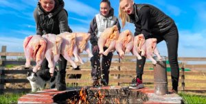 Шаурма из Нежнейшего Куриного Мяса Запеченного в Тандыре! 🤯 Представьте как_4K_60fps
