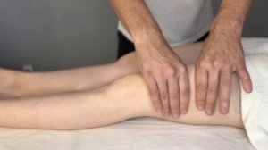 ASMR Massage /massage of the abdomen and legs