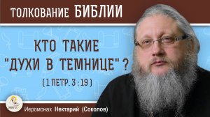 КТО ТАКИЕ "ДУХИ В ТЕМНИЦЕ" (1Петр. 3:19) ?  Иеромонах Нектарий (Соколов)