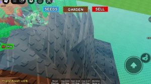 Играю в вырасти сад в roblox