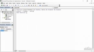 5.Создание пользовательской функции в VBA