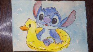 Рисунок акварелью / Стич