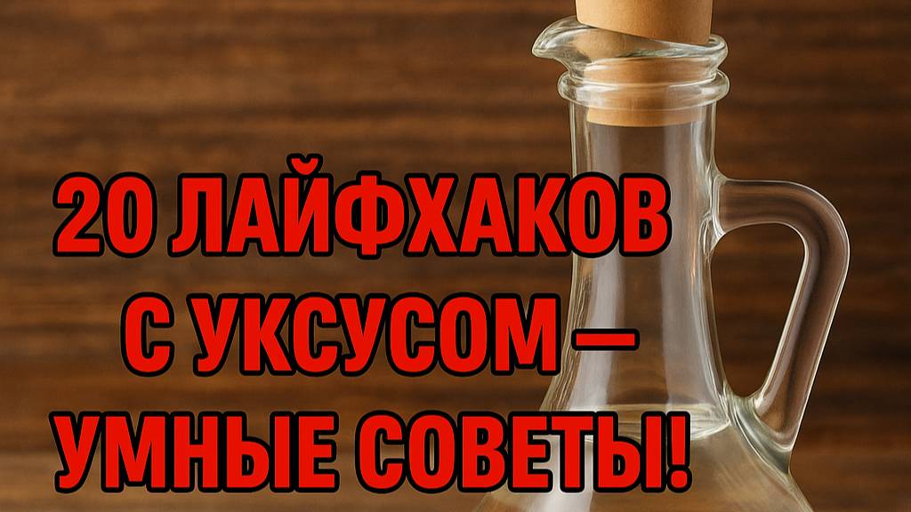 20 гениальных лайфхаков с уксусом для дома и огорода!