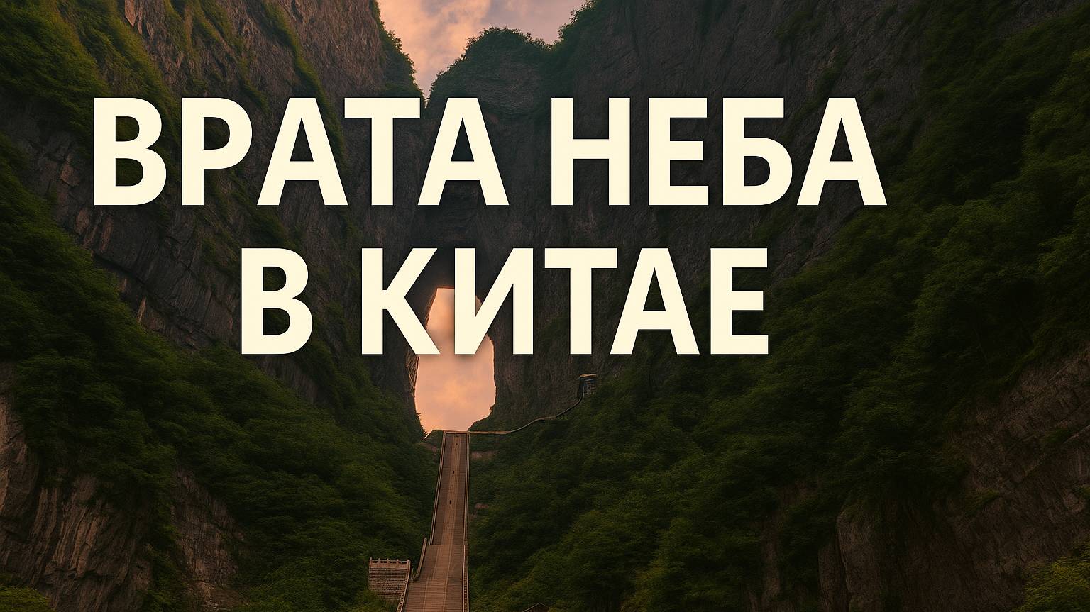 Врата неба в Китае — лестница в облака и древние тайны