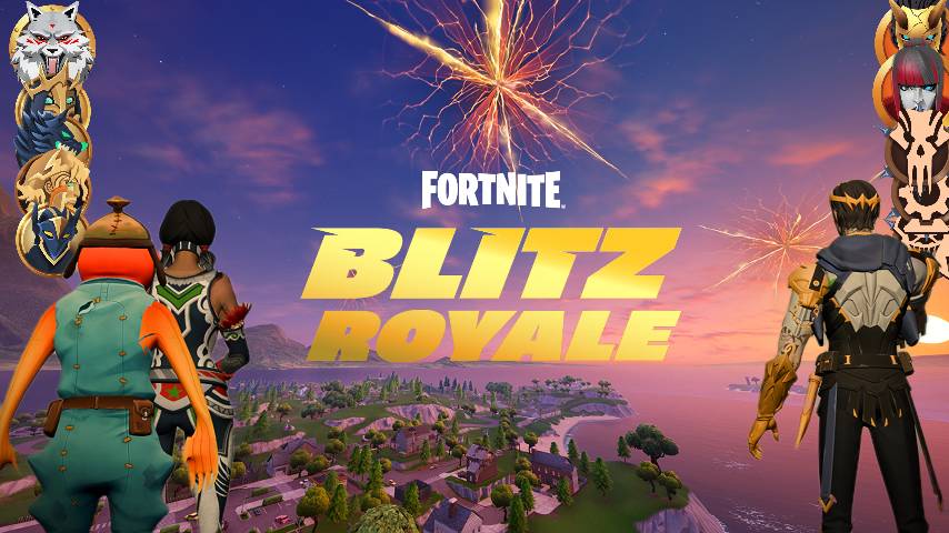 Новый режим в #fortnite Blitz Royale