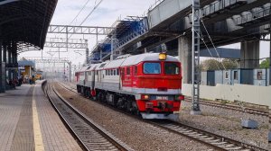 Тепловоз 2М62-0774 на ст. Кунцево-1