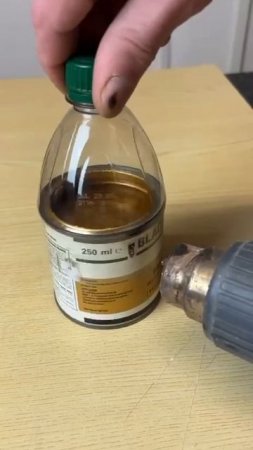 Делаем горлышко из пластиковой бутылки на банку с краской