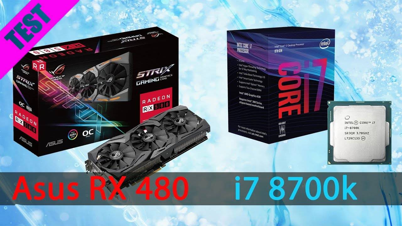 RX 480 Strix 8gb + i7 8700k  Tests + WTF moments