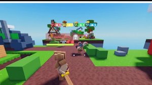 Играю в Роблокс с Другом в SkyWars!