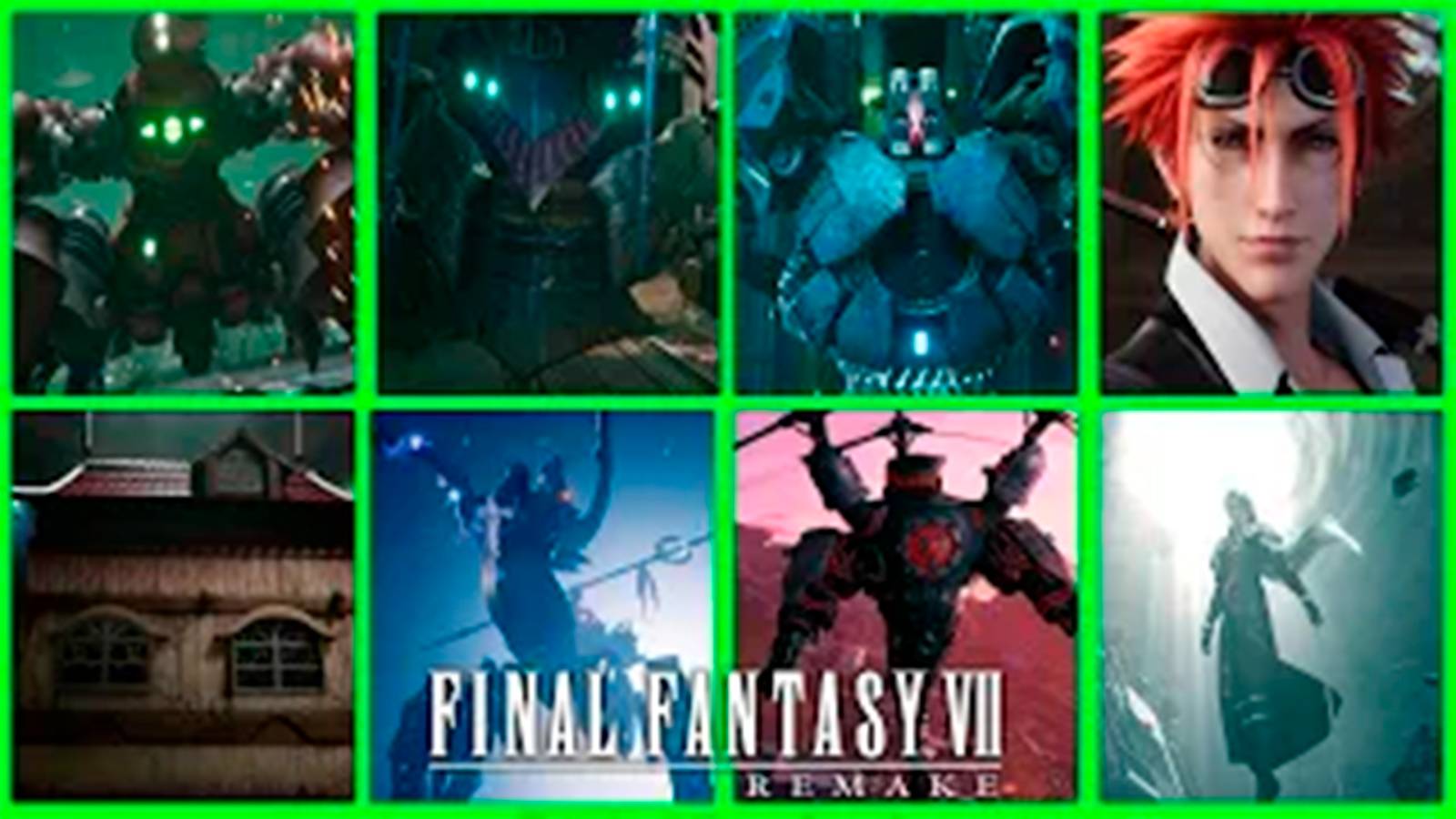 Все боссы Final Fantasy VII  Remake