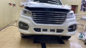 Заклеили ударные зоны антигравийной плёнкой на Haval H9 а S-Class Мурманск