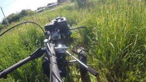 косилка Заря, косим люцерну 1