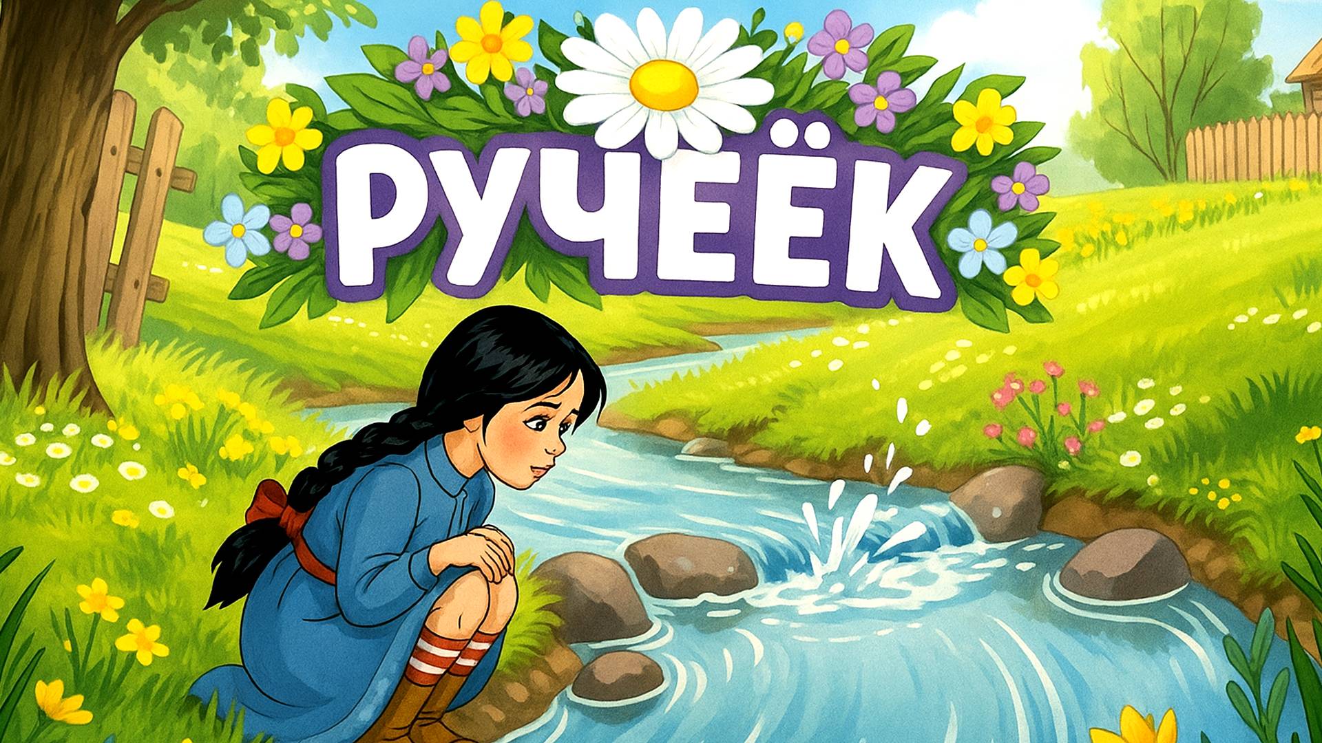 РУЧЕЁК песенки для детей. ПЕСНЯ ПРО ВЕСНУ