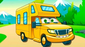 Мультик про машинки - пазл - Учим название машинок - Развивающий мультик для детей