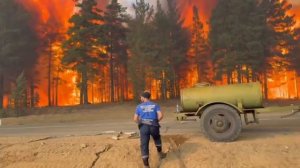 Сильнейшие лесные пожары охватили Забайкалье