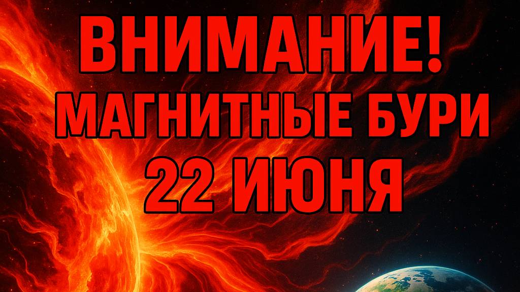Внимание! Новые данные: магнитные бури 22 июня — будьте готовы!