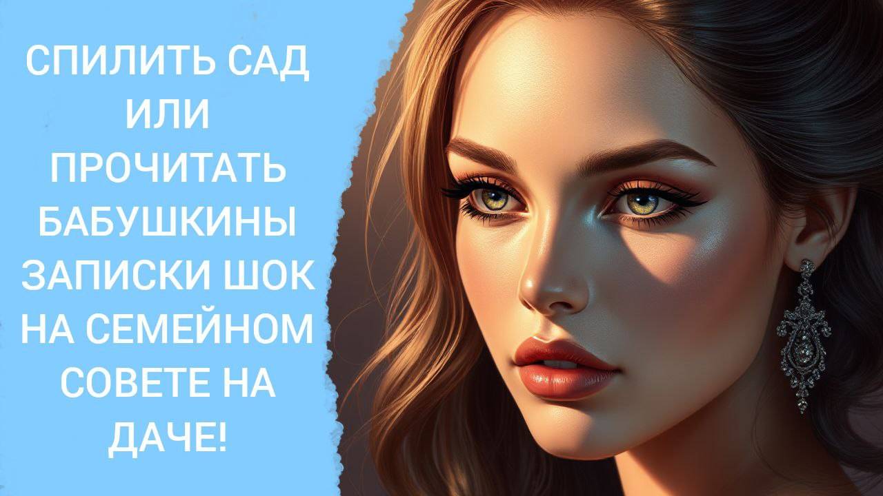 СПИЛИТЬ САД ИЛИ ПРОЧИТАТЬ БАБУШКИНЫ ЗАПИСКИ ШОК НА СЕМЕЙНОМ СОВЕТЕ НА ДАЧЕ!