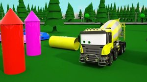 Песни на автобусе - цветная труба футбольный мяч игра , мультики для малышей