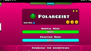 Прошёл polargeist. Играю в geometry dash Lity.
