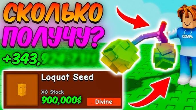 Вырасти Сад Роблокс 🍀 СКОЛЬКО Я ЗАРАБОТАЮ с LOQUAT в GROW a GARDEN ROBLOX