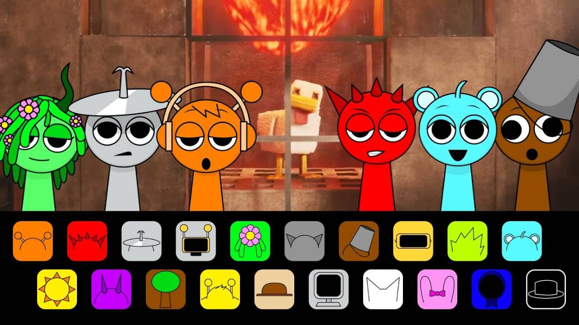 Incredibox Sprunki - Цыпленок из лавы (МОД/ОБЛОЖКА ФИЛЬМА ДЛЯ МАЙНКРАФТА) смотреть онлайн