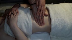 Young woman massage