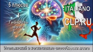 Курсы итальянского языка. 
Когнитивные способности мозга.
Первый плюс. 
Гибкость мозга.