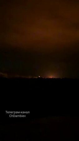 видео вчерашнего комбинированного ракетно-дронового удара ВС РФ по инфраструктуре противника