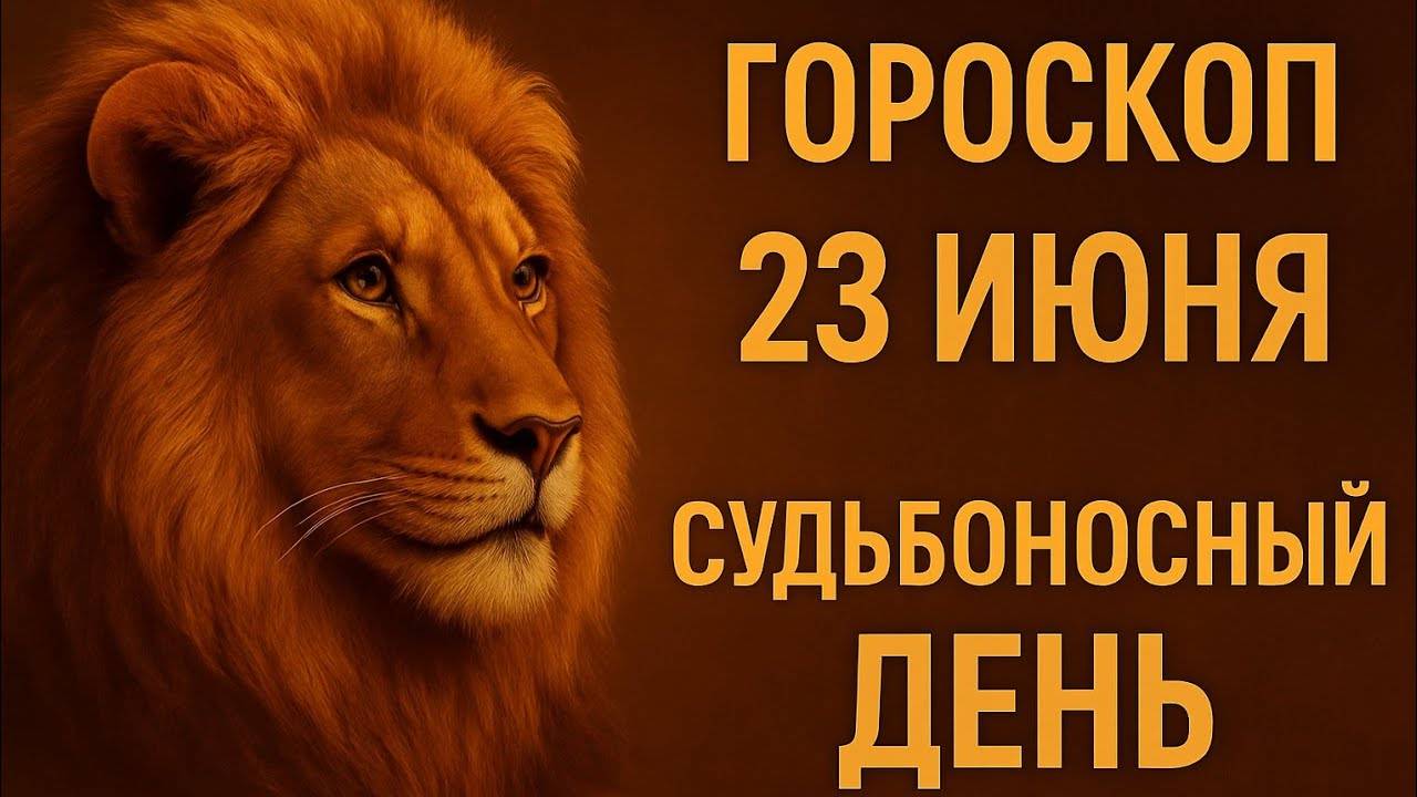 Лев. 23 июня. Судьбоносный день, который всё изменит. Гороскоп, который нужно услышать