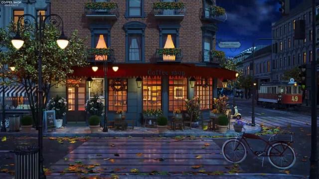 Дождливый джаз c уютной атмосферой кофейни и звуками дождя смотреть онлайн