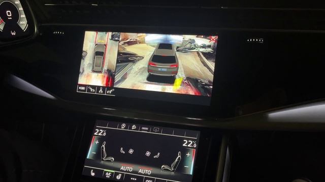 Система кругового обзора для Audi Q7 на штатный монитор смотреть онлайн