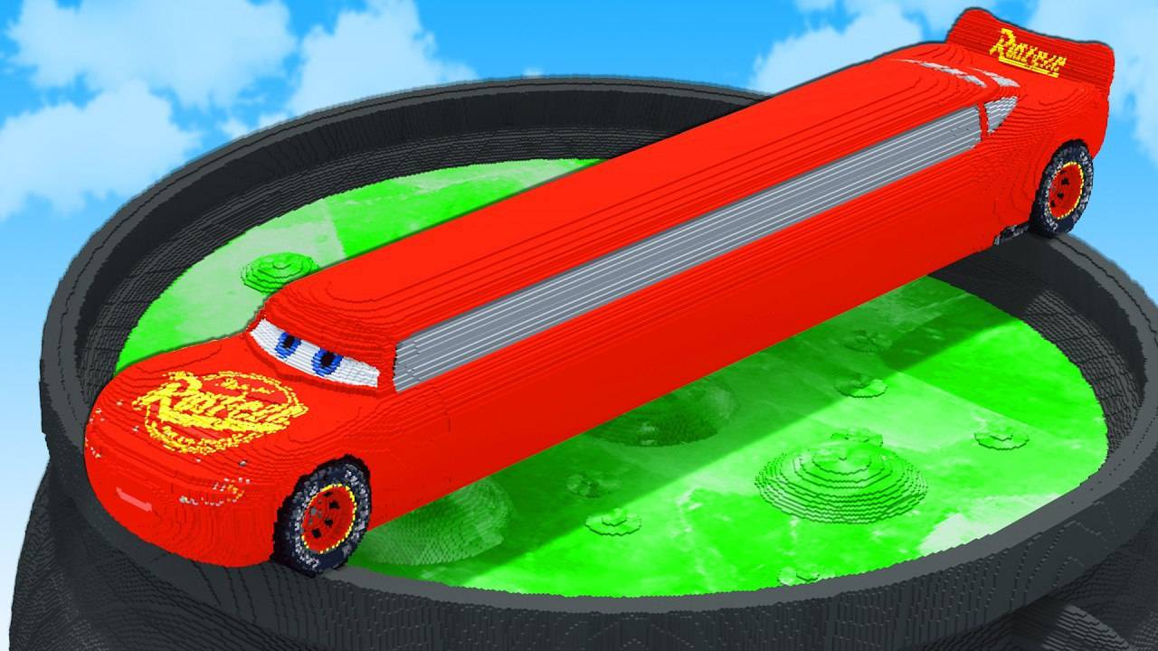 Машинки летают и прыгают! Развивающие мультики Машины помощники.
