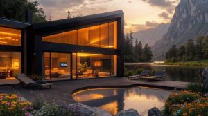 Chill Music for Deep Work & Focus  Relaxing Sunset Lake View #chillout #focus