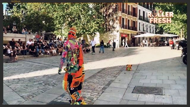 Каркоча на улицах Мадрида