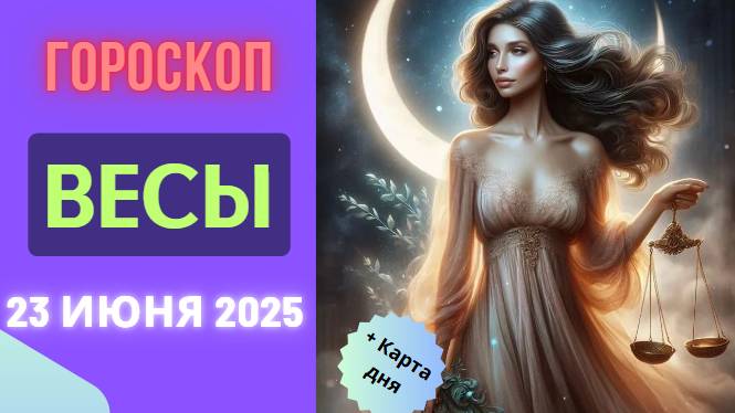Гороскоп на 23 июня 2025 — Весы: гороскоп на сегодня — гармония и дипломатия в центре внимания!