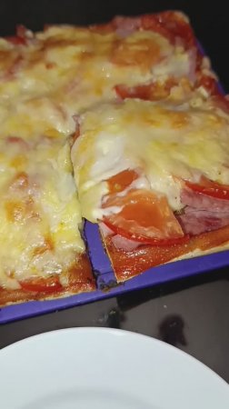 Пицца на скорую руку.