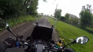 покатушки на скутерах ВИЗАРД и ГЭЛАКСИ.по насыпи  от старой железной дороги..12