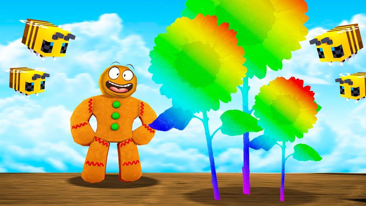 Я ВЫРАСТИЛ РАДУЖНЫЙ ПОДСОЛНУХ но он оказался скамом.. ВЫРАСТИ САД  Grow a Garden в Роблокс