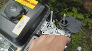 МБ-7 мотоблок из коробки ч. 3 тросик газа воздухоочиститель