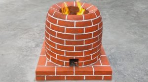 Красивейшая дворовая печь тандыр своими руками из кирпича