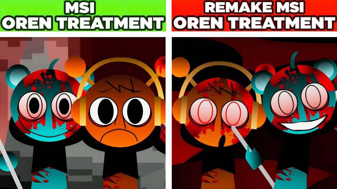 INCREDIBOX SPRUNKI 🍊 | OREN TREATMENT REMAKE! 🧪🔥 ХИМИЧЕСКИЙ РЕМИКС!