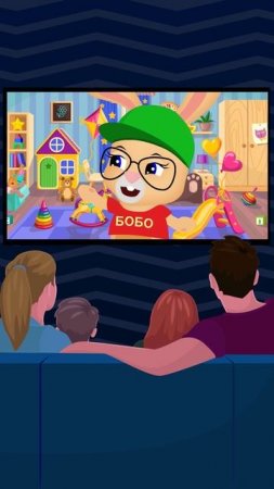 Интерактивный мультфильм про фигуры - Кролик Бобо